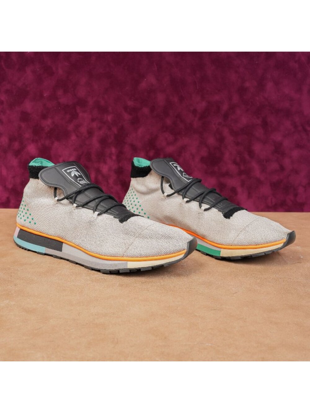Adidas X Alexander Wang Men AW Run Grey Multicolor Fashion Sneakers sz 13